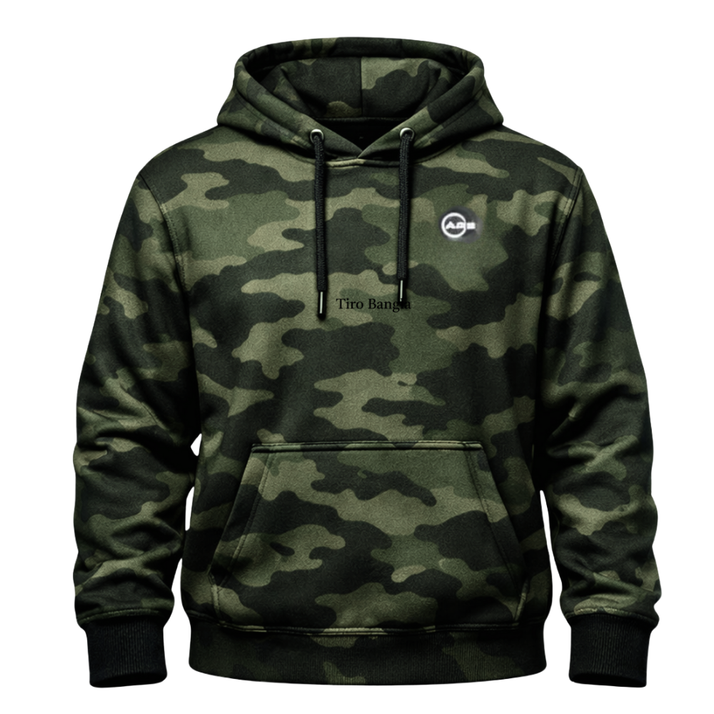 ক্যামোফ্লেজ প্রিন্ট (Camouflage Print)  হুডি