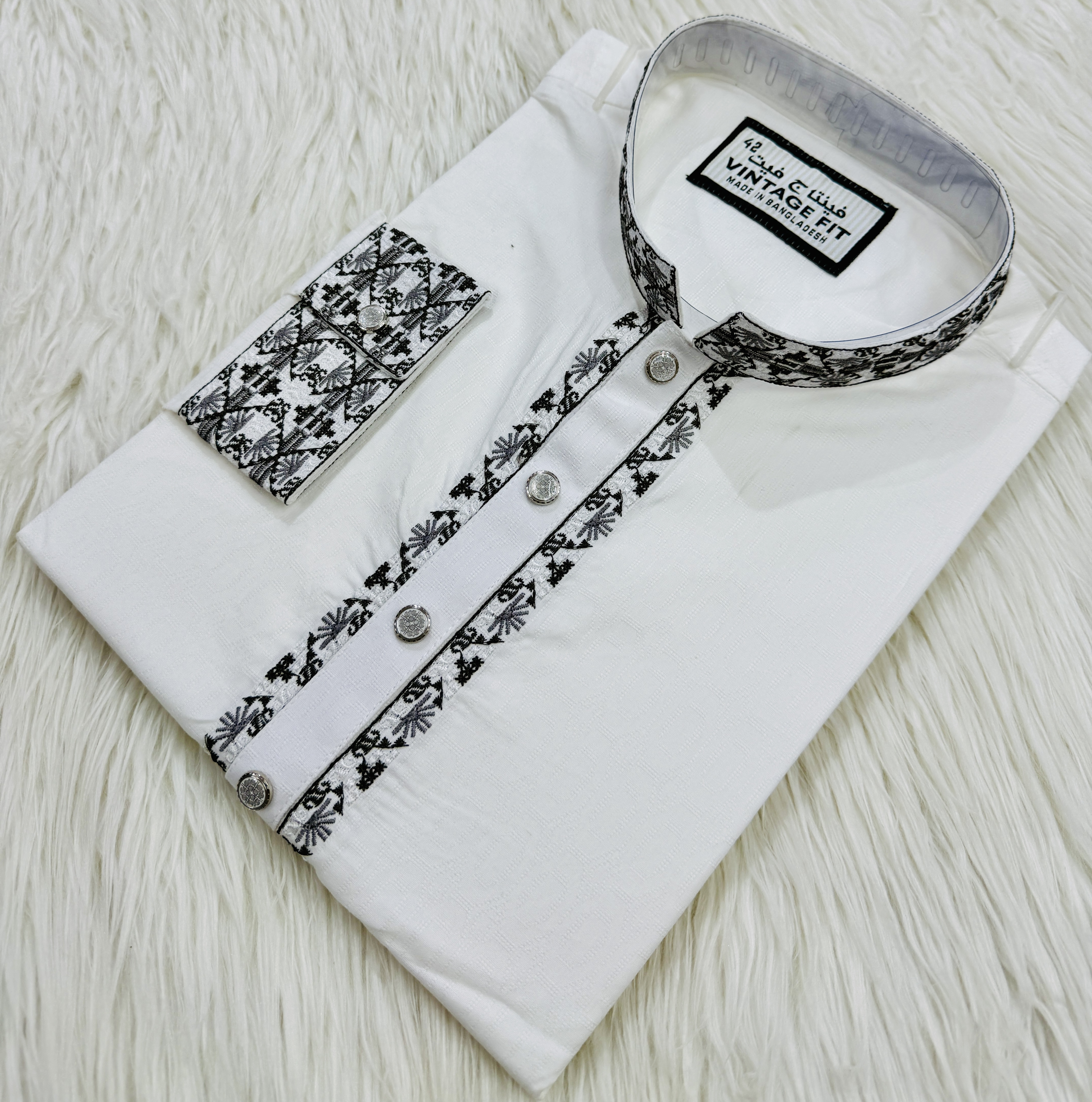 Timeless White Punjabi