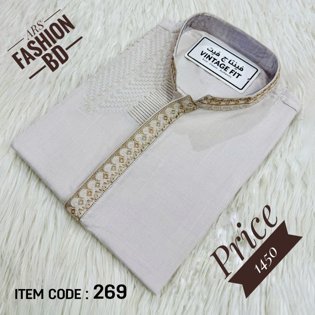 সুতি প্রিন্ট পাঞ্জাবী ic-269